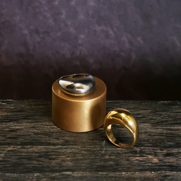 ナノッタ 指輪 316L ツボ押し GD 11号 CRN019-GDS11