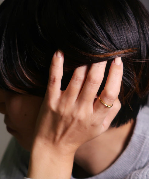 リング 指輪 サージカルステンレス 316L ノット CRN020