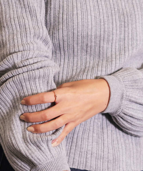 リング 指輪 サージカルステンレス 316L ノット CRN020