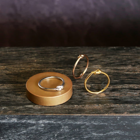 ナノッタ 指輪 316L ノット GD 11号 CRN020-GDS11