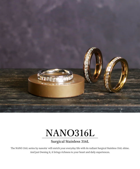 リング 指輪 サージカルステンレス 316L エタニティ CRN022