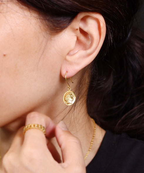 ピアス フック ロマネコイン ANTICO DER005