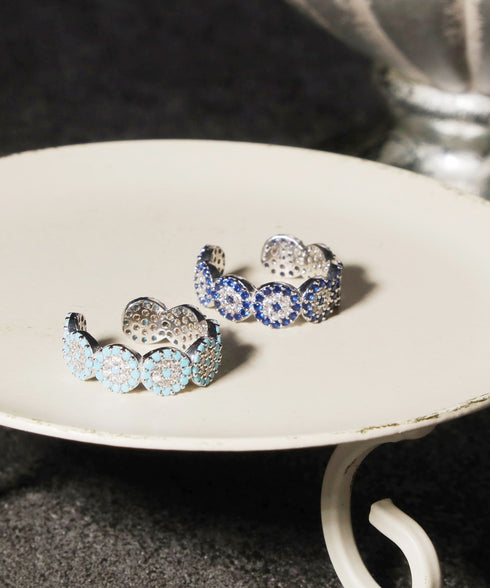 イヤーカフ スターリングシルバー925 花 ナザールボンジュウ ANTICO NEC002