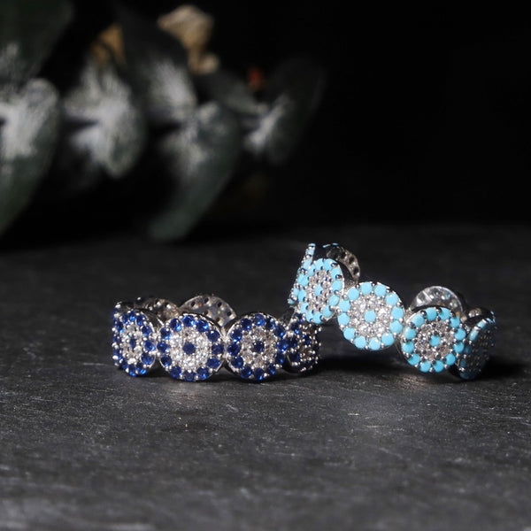 ナノッタ イヤーカフ SV925 CZ ターコイズ ナザール NEC002-SVTURQ