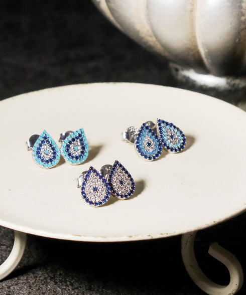 ピアス スターリングシルバー925 スタッド 花 ナザールボンジュウ ANTICO NER002