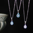 ナノッタ ネックレス SV925 CZ ナザール 雫 ターコイズ・ネイビー SV NNC003-TURNAV
