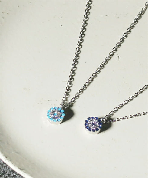 ネックレス スターリングシルバー925 チェーン 花 ナザールボンジュウ ANTICO NNC005