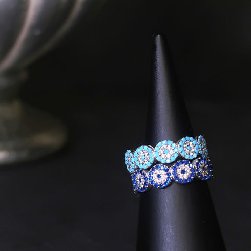 リング 指輪 スターリングシルバー925 花 ナザールボンジュウ ANTICO NRN002