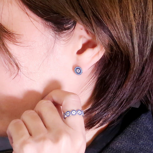 リング 指輪 スターリングシルバー925 花 ナザールボンジュウ ANTICO NRN002