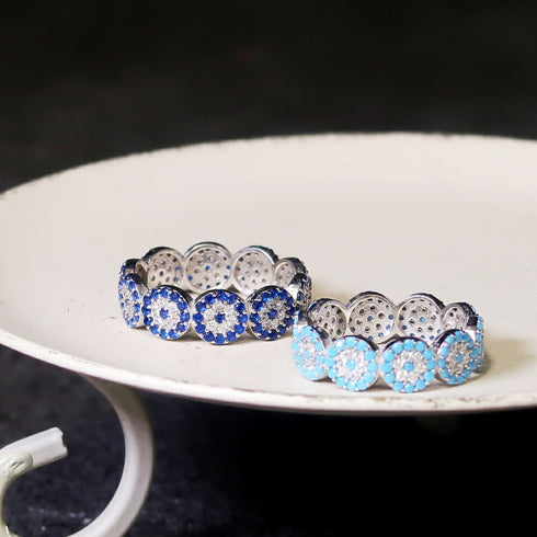 ナノッタ 指輪 SV925 CZ ターコイズ ナザール NRN002-TURQ10