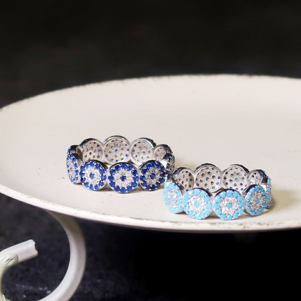 ナノッタ 指輪 SV925 CZ ターコイズ ナザール NRN002-TURQ10