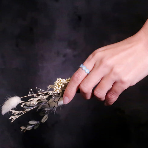 リング 指輪 スターリングシルバー925 花 ナザールボンジュウ ANTICO NRN002