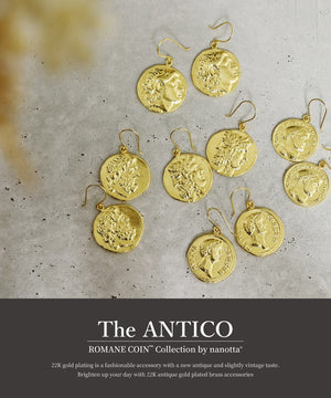 ピアス フック ロマネコイン ANTICO DER002