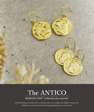 ピアス フック ロマネコイン ANTICO DER003