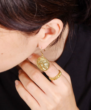 ピアス フック ロマネコイン ANTICO DER003