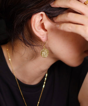 ピアス フック ロマネコイン ANTICO DER004