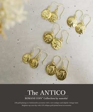 ピアス フック ロマネコイン ANTICO DER005