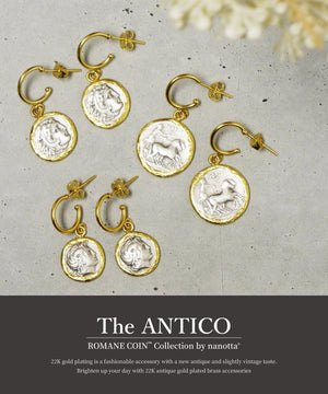 ピアス ラウンド フープ ロマネコイン ANTICO DER007