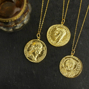 ナノッタ ネックレス コイン ローマ帝国 大ドルスス GD 60cm DNC001-CC001A