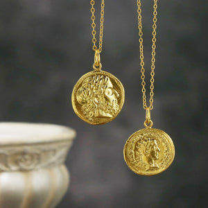 ナノッタ ネックレス コイン ローマ帝国 皇帝フィリップス GD 60cm DNC007-CC021A