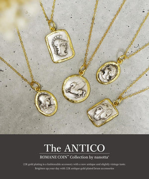 ネックレス ラウンド オーバル スクエア ロマネコイン ANTICO DNC015